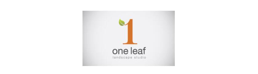 One Leaf 景觀工作室logo 葉子logo設(shè)計